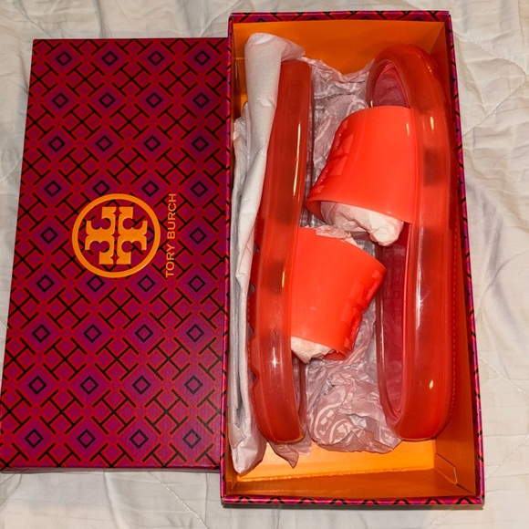 Tory Burch bubble jelly slides - Picture 1 of 3